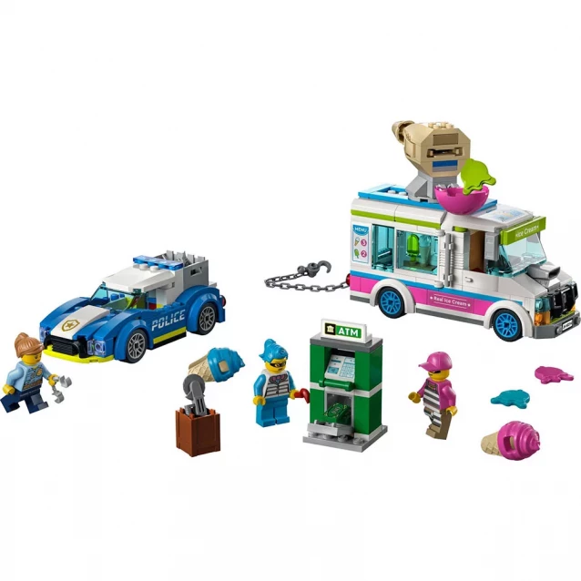 Конструктор LEGO City Полицейское преследование фургона с мороженым (60314) - 3