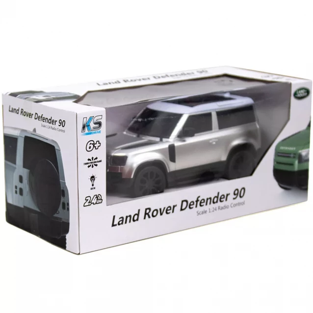 Автомодель KS Drive Land Rover Defender 1:24 на радиоуправлении серебристый (124RMBL) - 10