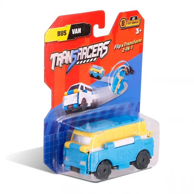 Іграшка машинка 2-в-1 Автобус & Мікроавтобус - 3