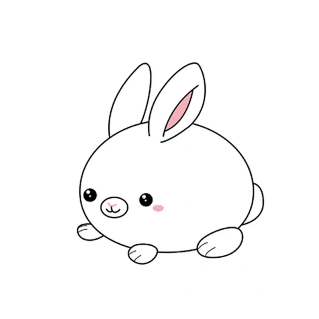 SQUISHABLE М`яка іграшка "Пухнастий кролик" - 4