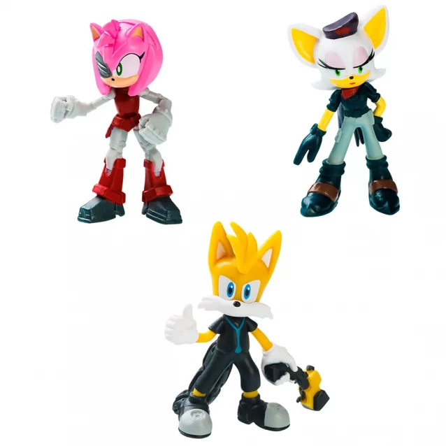 Набір фігурок Sonic Prime Ребел Руж Тейлз Расті Роуз 6,5 см (SON2020C) - 2