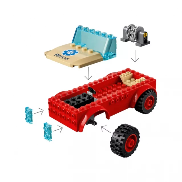 Конструктор LEGO City Позашляховик для порятунку диких тварин (60301) - 9