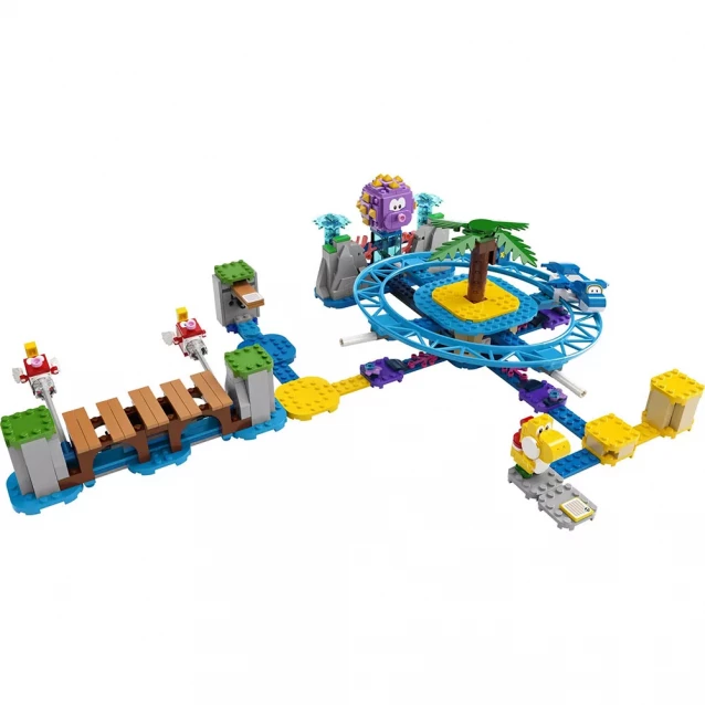Конструктор LEGO Super Mario Додатковий набір Поїздка пляжем великого їжака (71400) - 4