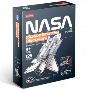 3D головоломка-конструктор CubicFun NASA Космічний шатл Діскавері (DS1057h) дитяча іграшка