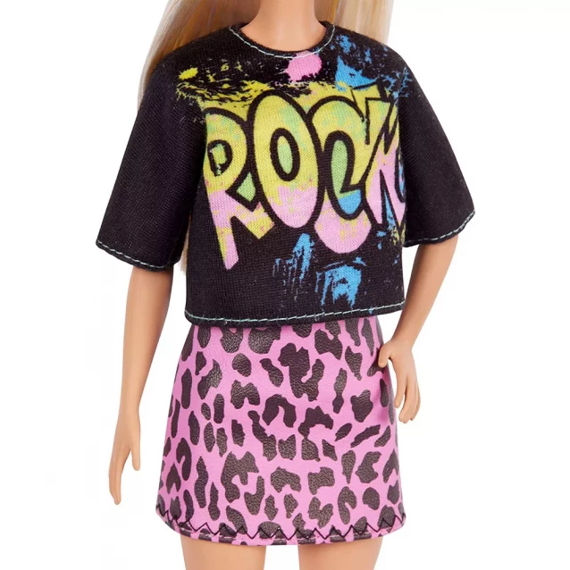 Кукла Barbie Модница в стильной рок-футболке (GRB47) - 4