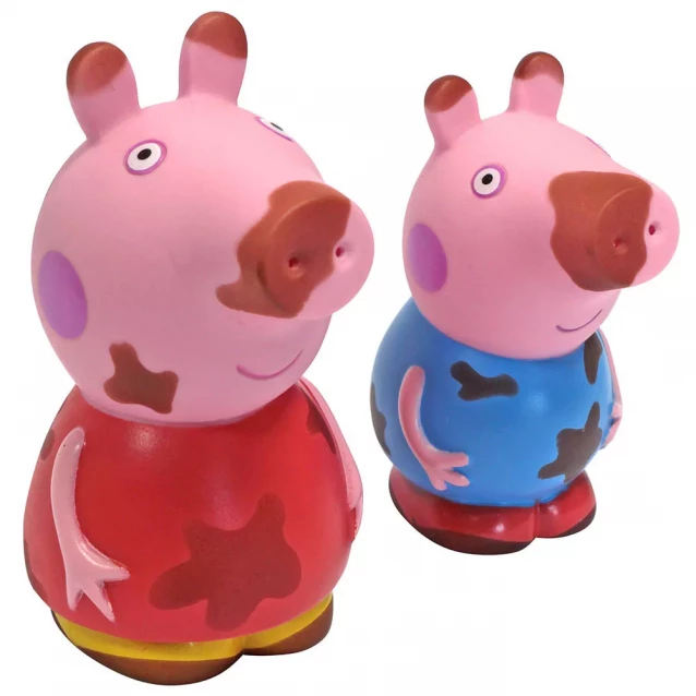 Набор игрушек для ванны Peppa Pig Пеппа и Джордж меняют цвет (122252) - 1