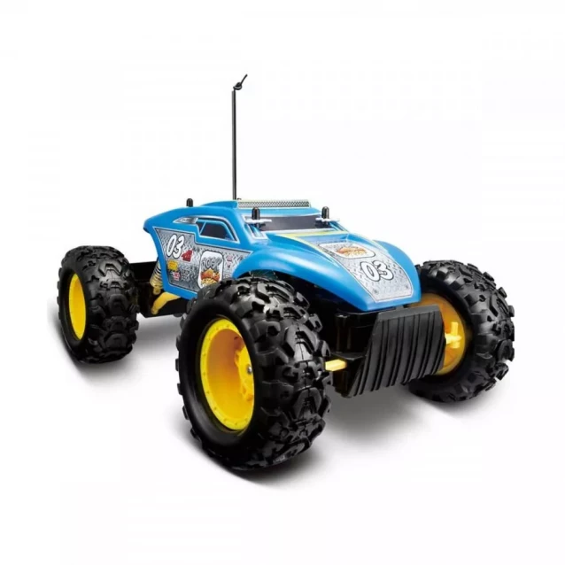 MAISTO TECH Машинка іграшкова на р/к "Rock Crawler Extreme"81156 blue - 4