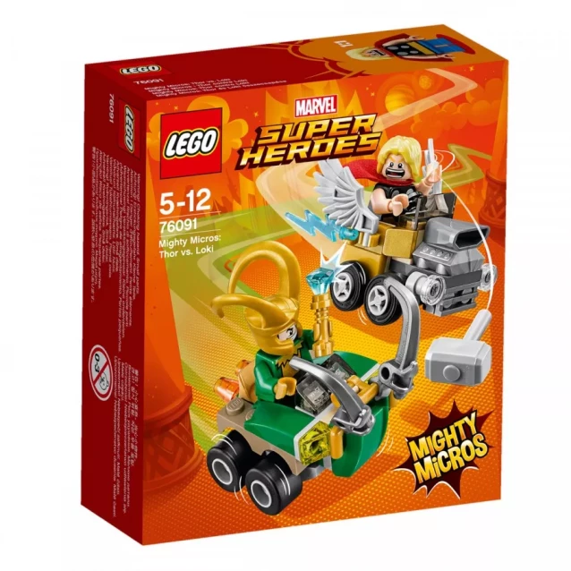 Конструктор LEGO Super Heroes Конструктор Mighty Micros: Тор Проти Локі (76091) - 4