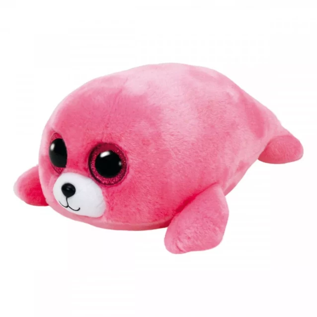 Дитяча іграшка м’яконабивна TY Beanie Boo's 37085 Рожеве тюленя "PIERRE" 25см - 1