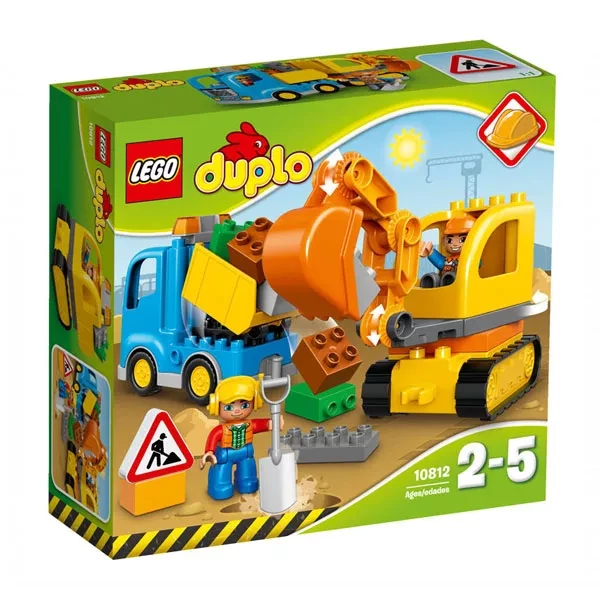 Конструктор LEGO Duplo Вантажівка Та Гусеничний Екскаватор (10812) - 1