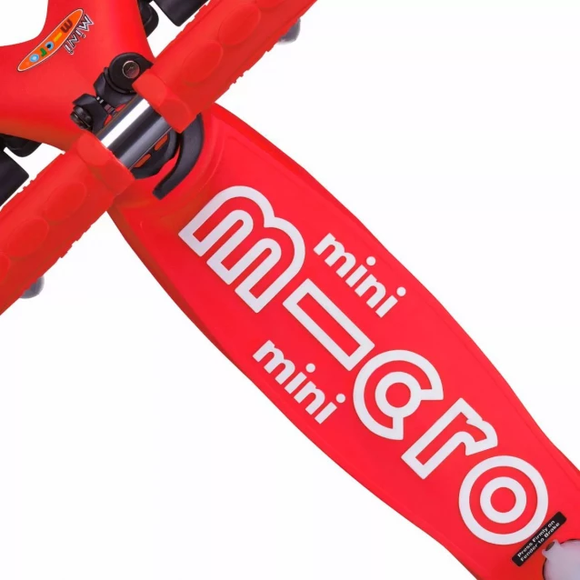 Самокат Micro Mini Deluxe LED красный (MMD052) - 8