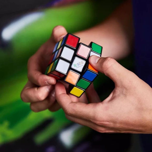 Rubik's Набір головоломок 3х3 КЛАСИЧНЕ ПАКУВАННЯ - КУБИК ТА МІНІ-КУБИК (з кільцем) 6062800 - 2