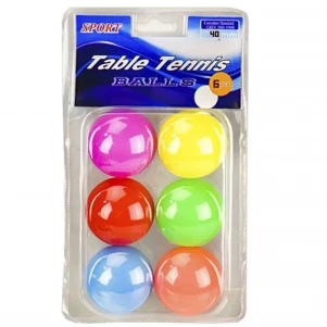 М'ячики для настільного тенісу Країна іграшок різнокольорові 6 шт (TT2024)