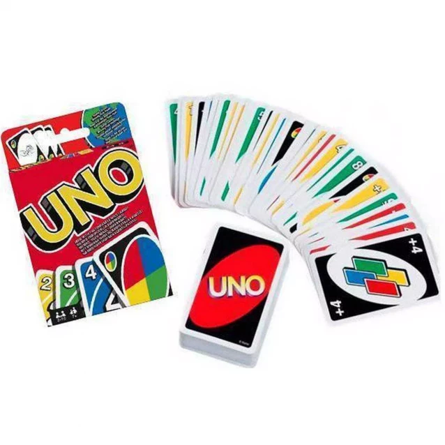 Карткова гра "UNO" (6 шт. на підвісній пластиковій стрічці) - 4