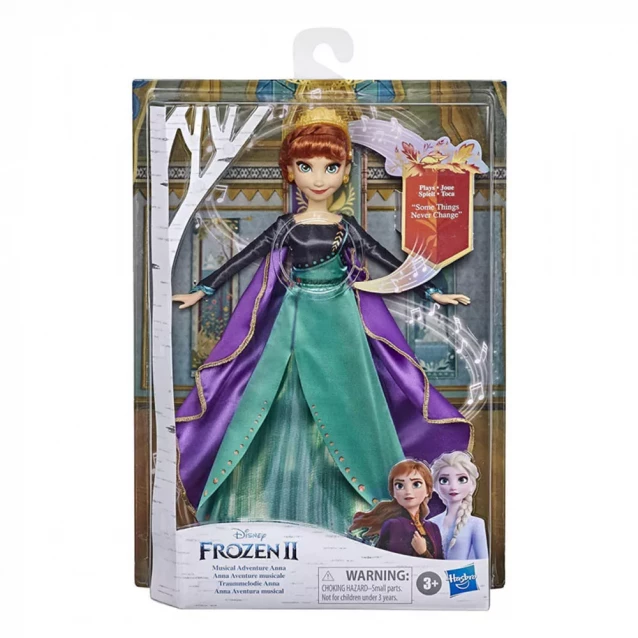 Лялька Disney Princess Frozen Музична пригода Анни 35 см (E9717_E8881) - 2