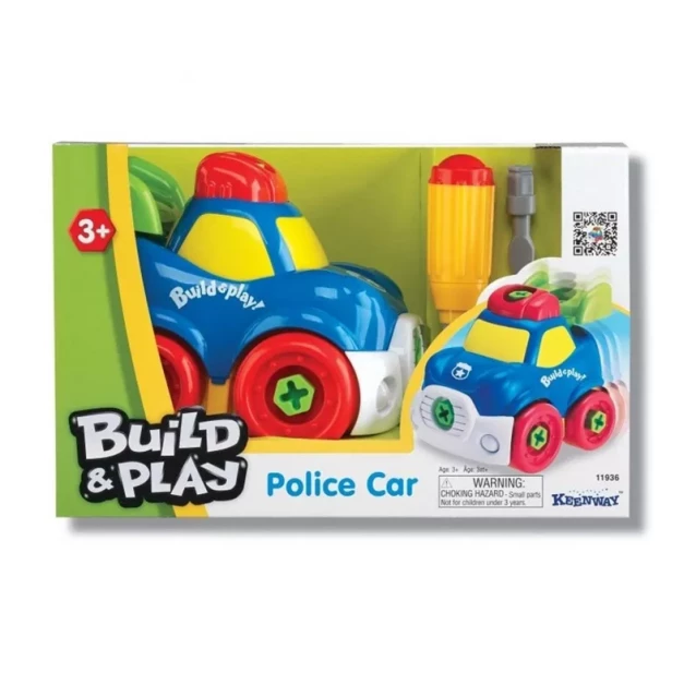 KEENWAY BUILD & PLAY Поліцейська машина, конструктор - 1