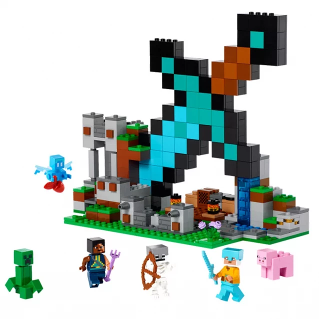 Конструктор LEGO Minecraft Форпост с мечом (21244) - 3