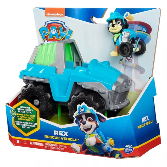 Ігровий набір Paw Patrol Рекс та рятувальний автомобіль (SM16775/2886) - 2