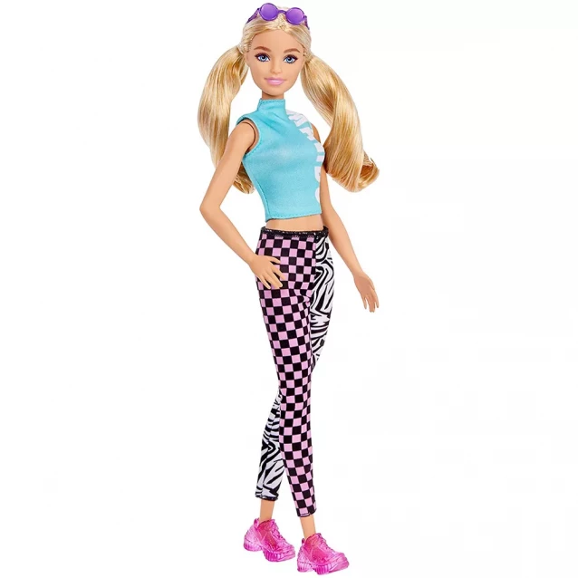 Кукла Barbie Модница в майке Малибу и леггинсах (GRB50) - 1
