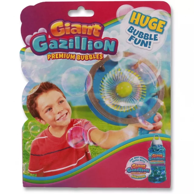 Генератор мильних бульбашок Gazillion Гігант вентилятор 118 мл (GZ36132) - 7