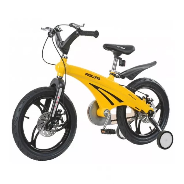MIQILONG Дитячий велосипед GN Жовтий 16` MQL-GN16-Yellow - 1