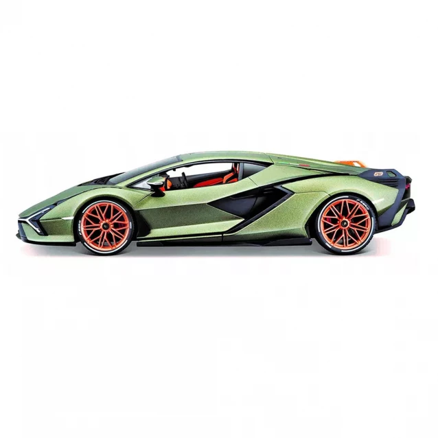 Автомодель Bburago Lamborghini Sian FKP 37 матовый зелёный металлик, 1:18 (18-11046G) - 3