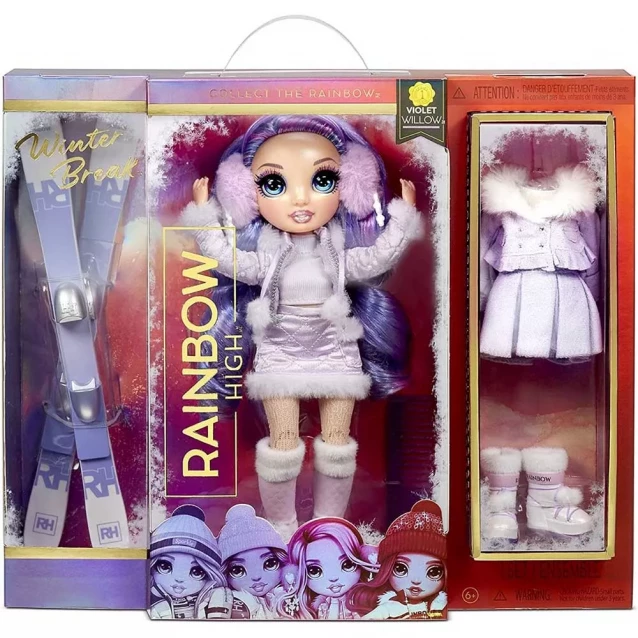 Кукла RAINBOW HIGH серии "Winter Break" Вайолет Виллоу с аксессуарами (574804) - 1