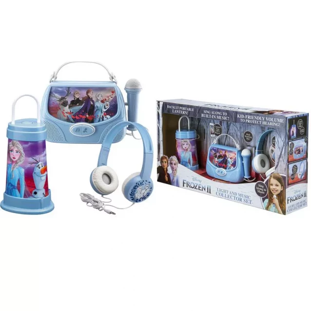 Подарунковий набір eKids Disney Frozen 2, Караоке, Портативний нічник, Навушники - 1