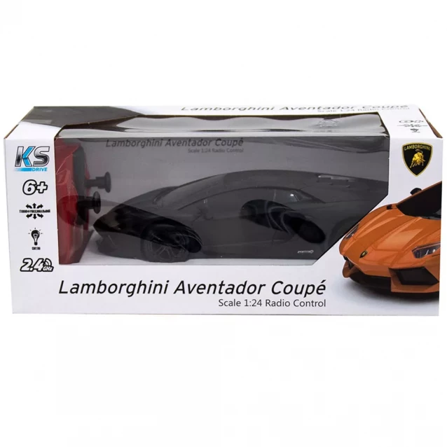 Автомодель KS Drive Lamborghini Aventador LP 700-4 1:24 на радіокеруванні чорний (124GLBB) - 9