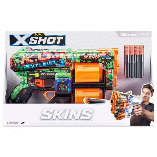 Бластер X-Shot Skins Dread К.О. (36517B) - 2