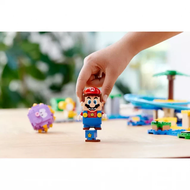 Конструктор LEGO Super Mario Додатковий набір Поїздка пляжем великого їжака (71400) - 8