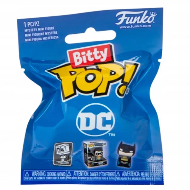 Фигурка сюрприз Funko POP! Bitty DC в ассортименте (76356) - 1
