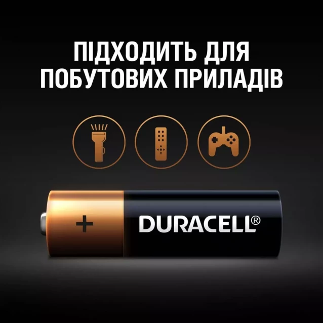 Батарейки лужні Duracell AA 2 шт (5006199/5014419/5015105) - 5