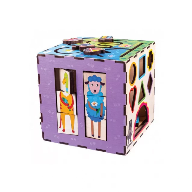 Бізіборд-куб Quokka розвиваючий 25х25 (QUOKA001A) - 5