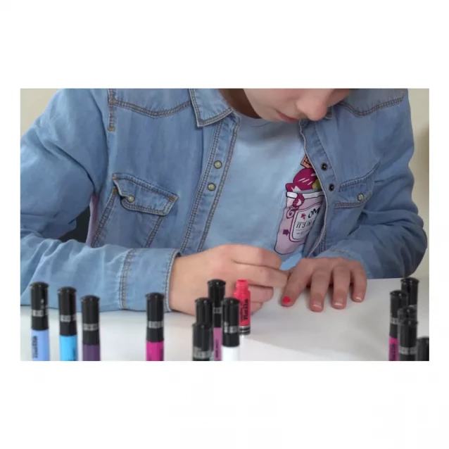 MALINOS Лак для нігтів дитячий Creative Nails на водній основі в асортименті (білий+малиновий) - 5