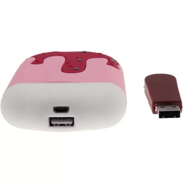 TOTO портативна батарея TBHQ-91 Power Bank 8800 mAh Emoji Ice Cream Pink - 4