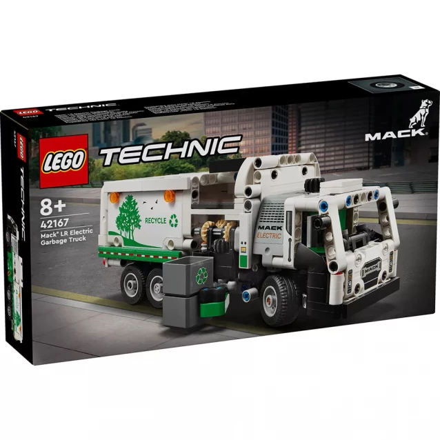 Конструктор LEGO Technic Сміттєвоз Mack LR Electric (42167) - 1