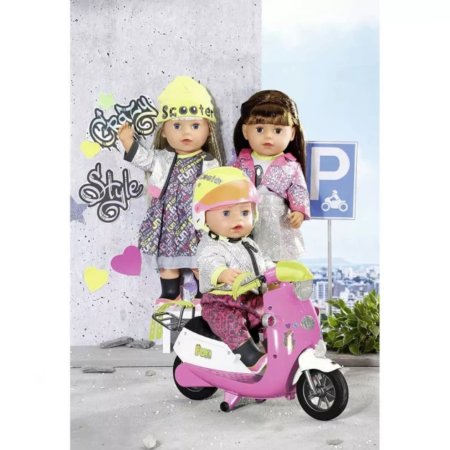 Zapf Набір одягу для ляльки BABY BORN - ПРОГУЛЯНКА МІСТОМ (43 cm) 830222 - 9