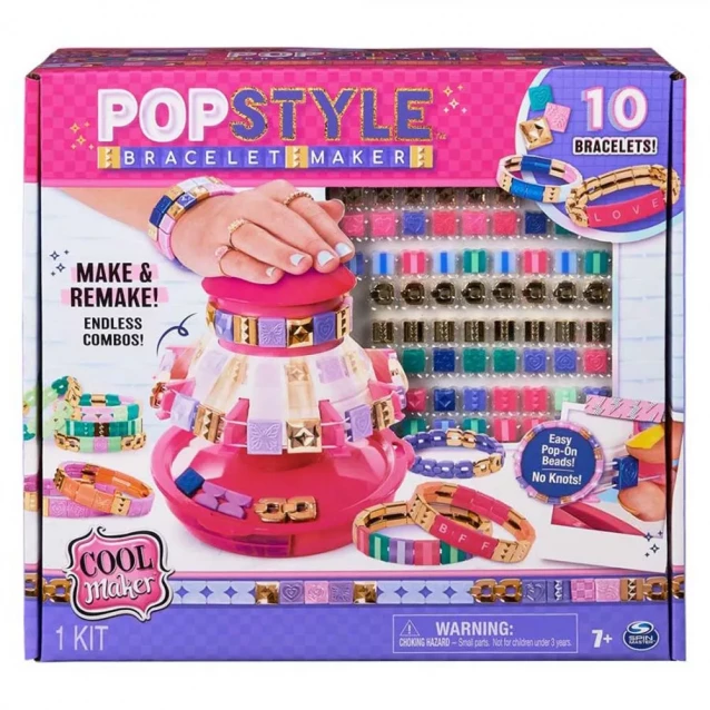 Набір з машинкою для створення браслетів Cool Maker Pop Style (SM37564) - 1