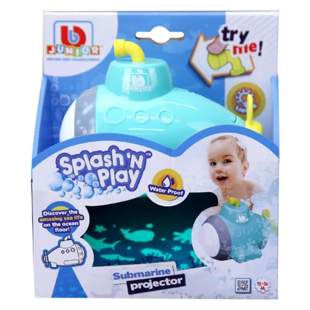 Іграшка для купання Bb Junior Splash'n play Підводний човен із світловим ефектом (16-89001) - 5