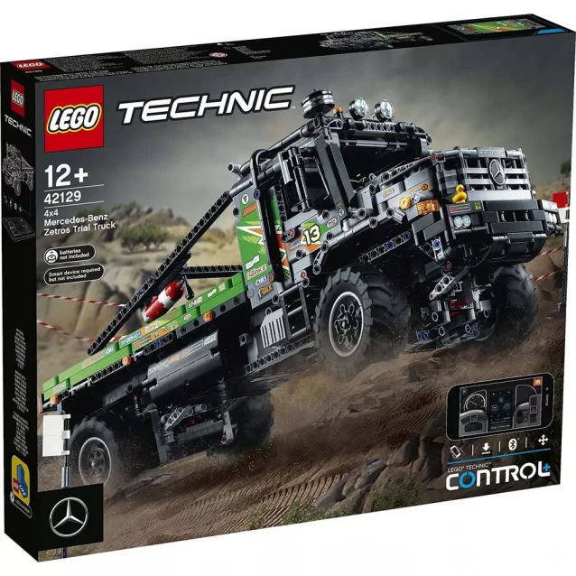 Конструктор LEGO Technic Полноприводный грузовик для испытаний Mercedes-Benz Zetros (42129) - 1