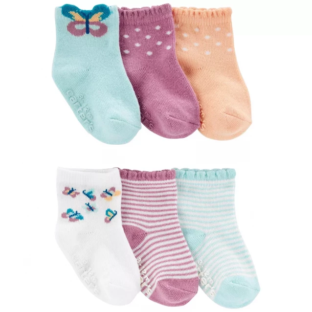 Шкарпетки Carter`s 6 шт для дівчинки 46-61 cm (1N101910_0-3) - 1
