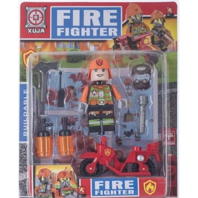 Конструктор Fire фигурка с байком и аксессуары 6 видов - 3