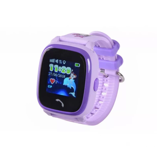 Часы-телефон GOGPS ME K25 Пурпурные (K25PR) - 1