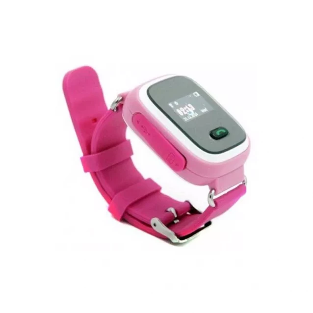 Детские телефон-часы с GPS трекером GOGPS ME K11 Розовые - 2