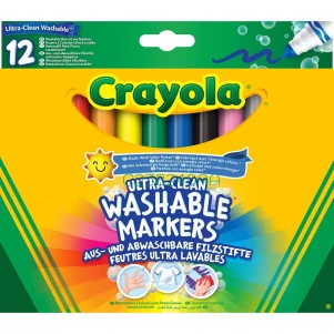 CRAYOLA Набір фломастерів широка лінія (ultra-clean washable), 12 шт 256349.012 дитяча іграшка