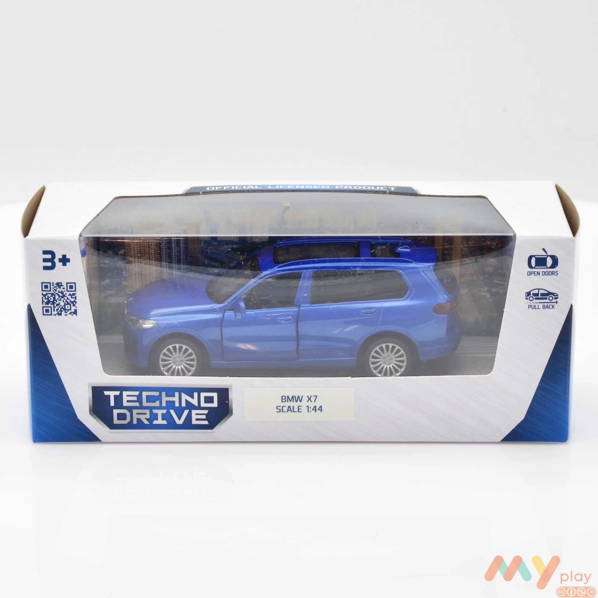 Автомодель TechnoDrive BMW X7 синя (250270) - ФОТО в 360° - 1