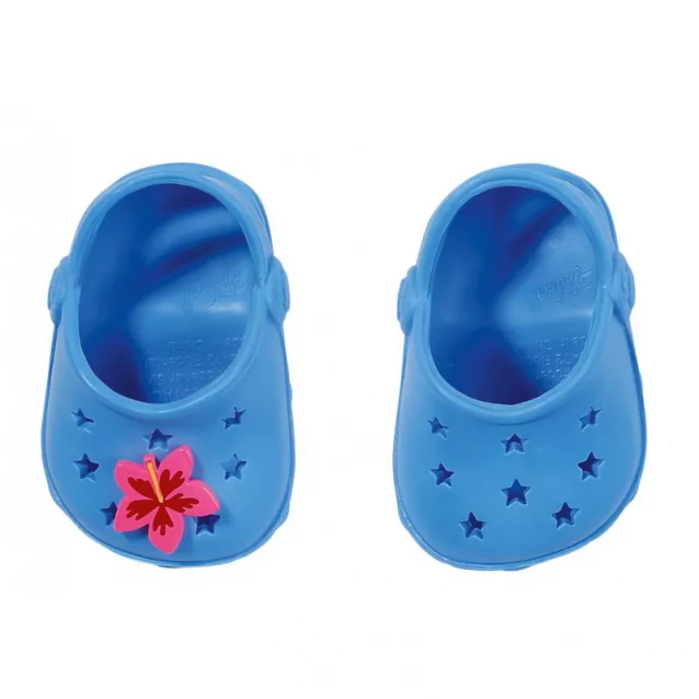 Zapf Взуття для ляльки BABY BORN - СВЯТКОВІ САНДАЛІ З ЗНАЧКАМИ (на 43 cm, блакит.) 828311-5 - 1