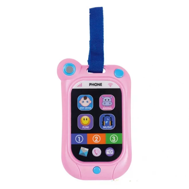 Интерактивный смартфон; 1+;розовый - 1