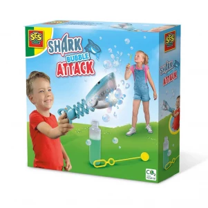 SES Creative Ігровий набір  з мильними бульбашками - АТАКА АКУЛИ (мильний розчин, аксесуари) 02265S